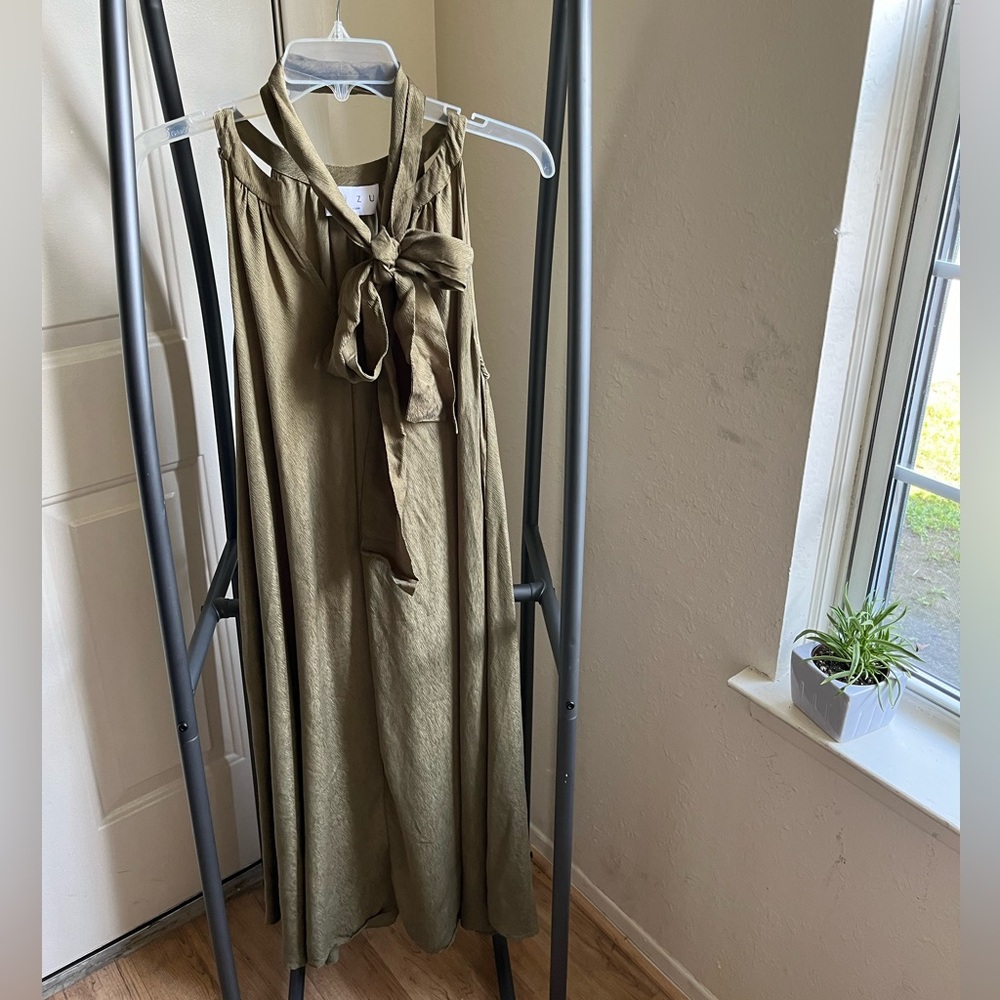 Olive Siizu Midi Sundress